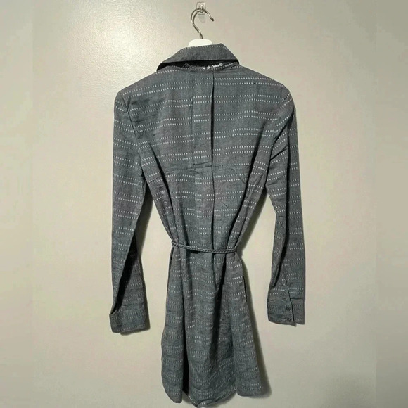 Roxy Crazy Whisper Long Sleeve Shirt Dress - Picture 9 of 12
